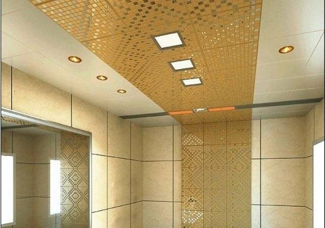 Какой потолок лучше сделать в ванной комнате: 13 вариантов отделки