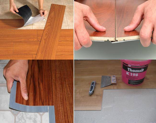 Укладка виниловой плитки своими руками: виниловый пол, инструкция