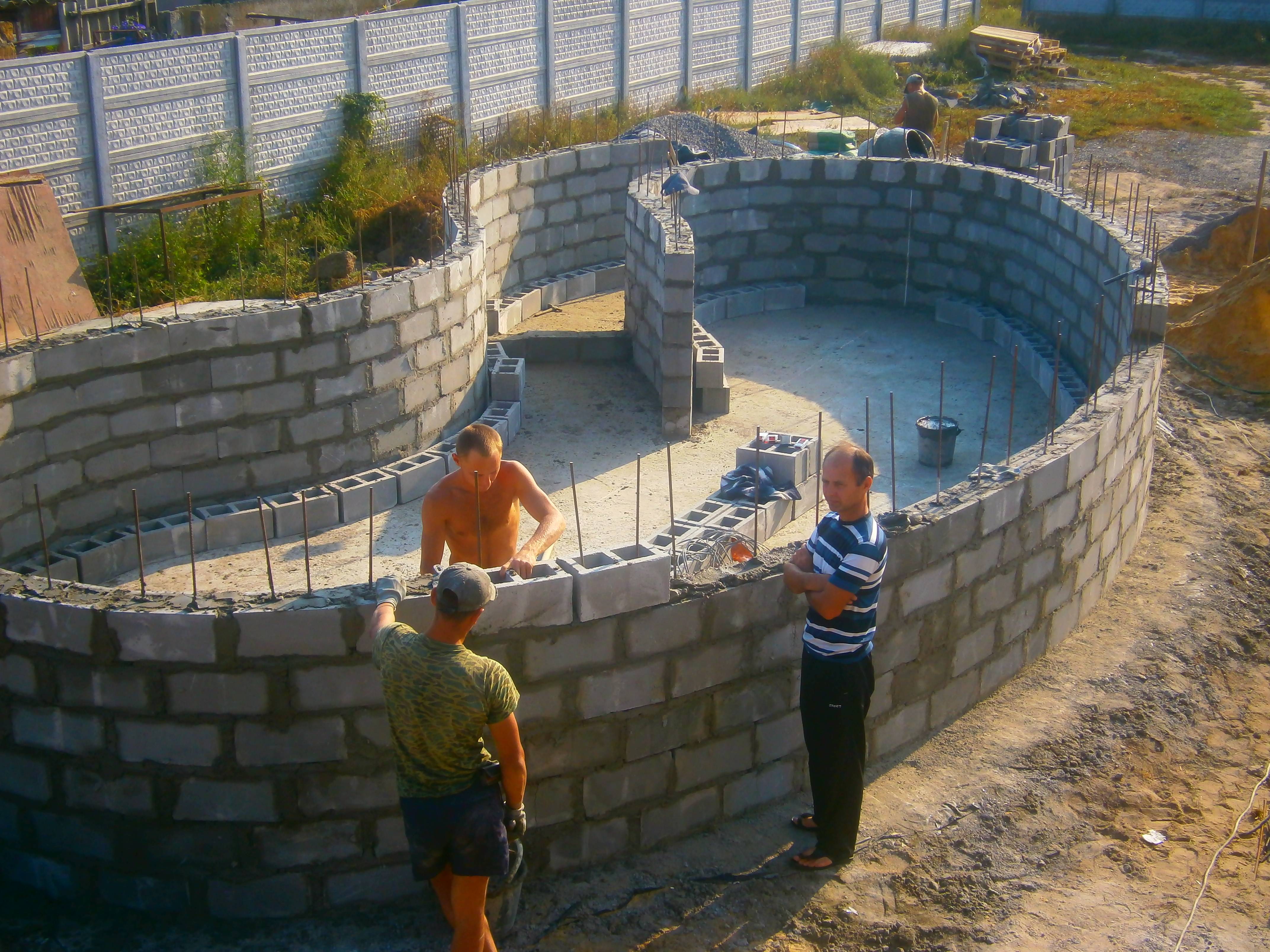 Бассейн из бетона своими руками: технология строительства, ремонт, фото и видео