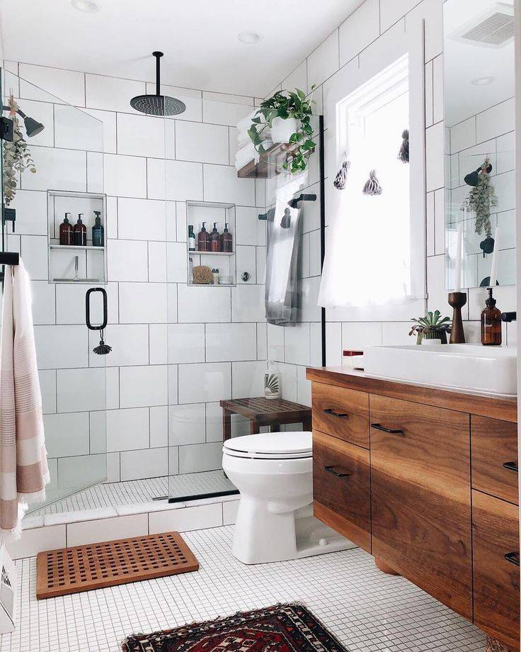 Ванная комната в скандинавском стиле (+60 фото)