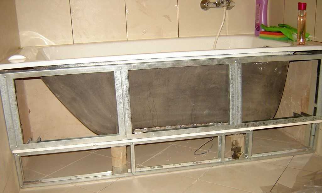 Короб из гипсокартона в ванной – простая инструкция