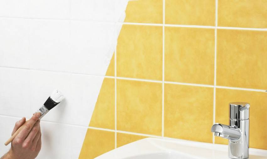 Можно ли покрасить плитку в ванной комнате краской: советы | в мире краски