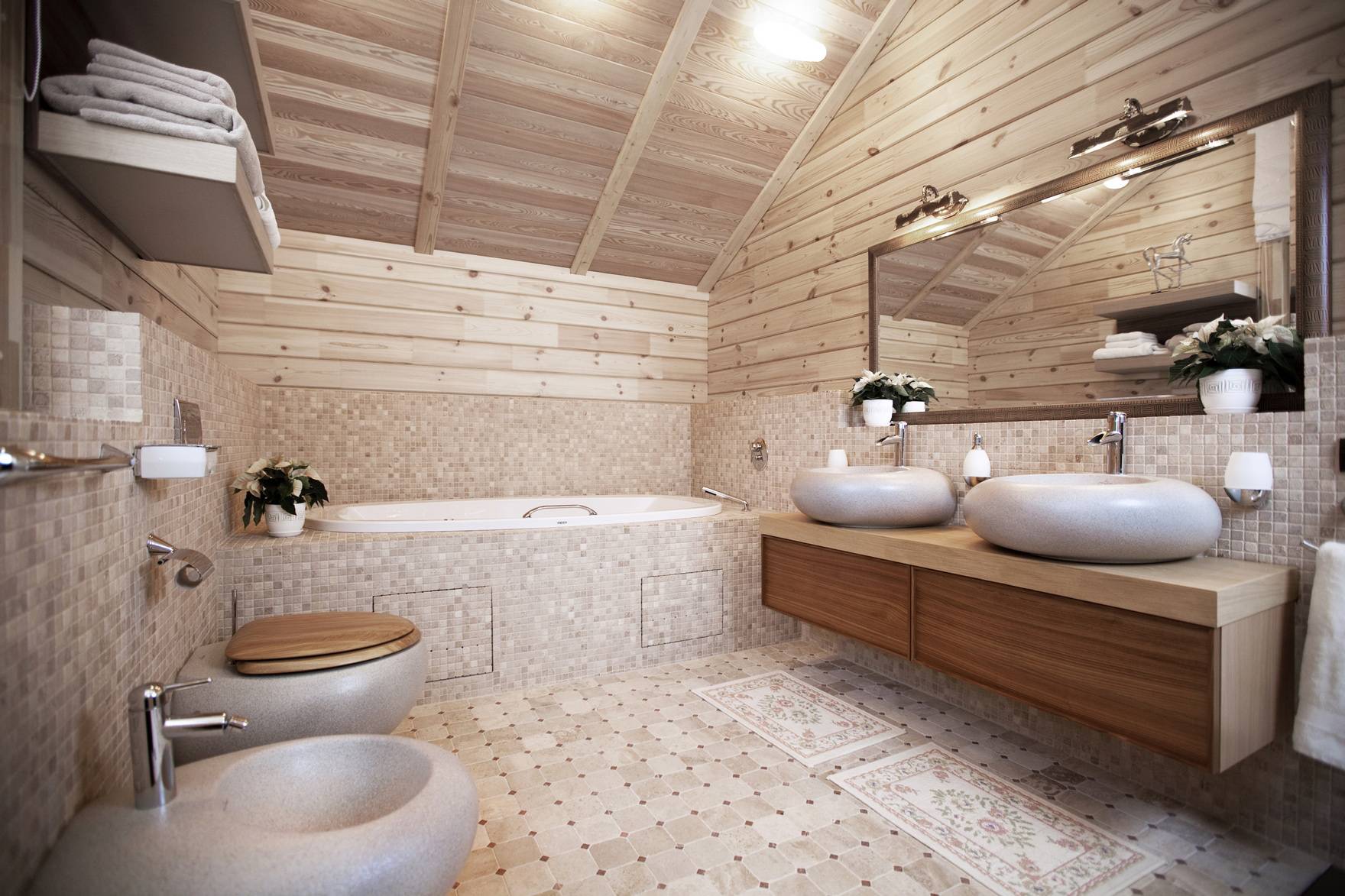 Ванная комната в деревянном доме: как ее грамотно обустроить | ремонт и дизайн ванной комнаты