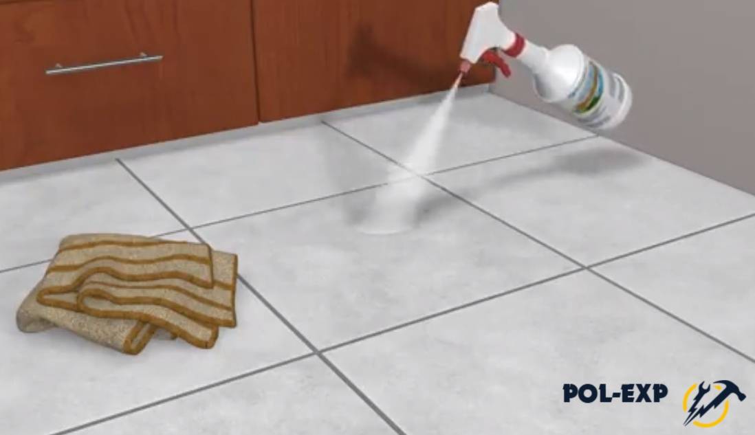 Как отмыть кафельную плитку на полу