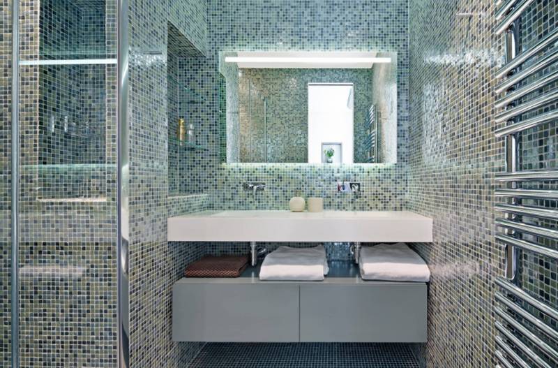 Мозаика для ванной комнаты: идеальный вариант отделки, с помощью которого создаются шедевры
