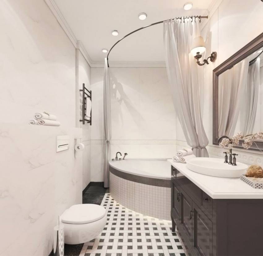 Как спланировать стильный и практичный дизайн ванной комнаты 4 кв.м