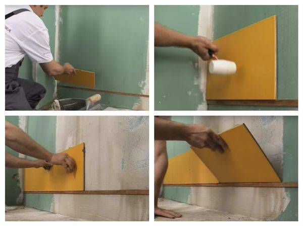 Можно ли клеить плитку на стену, окрашенную водоэмульсионной краской