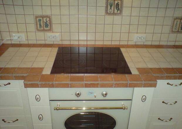 Столешница из плитки – оригинальное оформление рабочей поверхности. 195+ (фото) вариантов для кухни и ванной