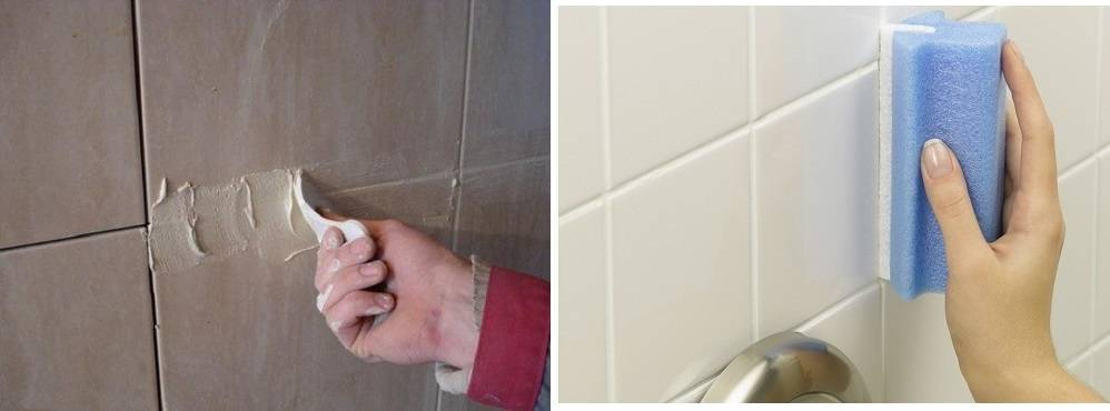 Затирка швов плитки в ванной своими руками