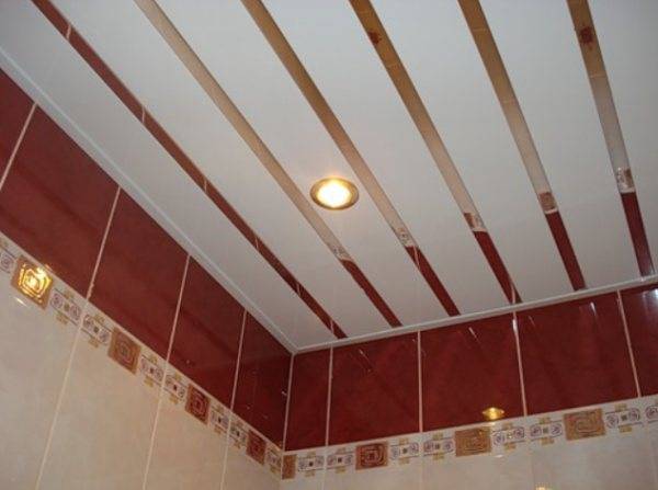 Реечные потолки в ванной комнате: пошаговая инструкция по монтажу с фото