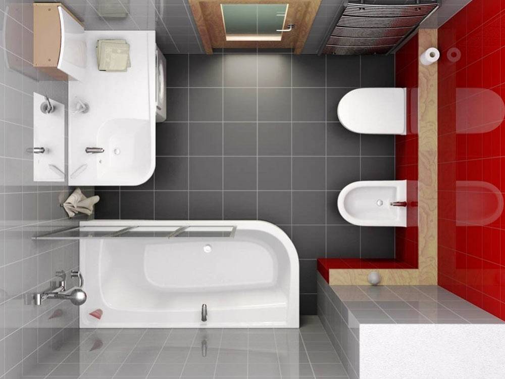 Дизайн интерьера ванной 4 кв. м. - 100 фото лучших идей по оформлению