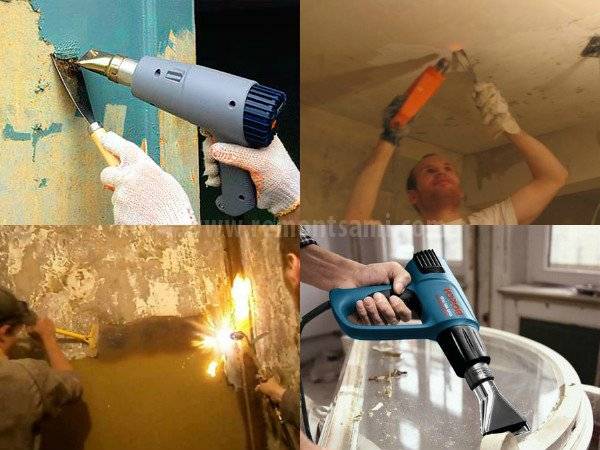 Как снять краску со стен: термообработка, механический и химический способы