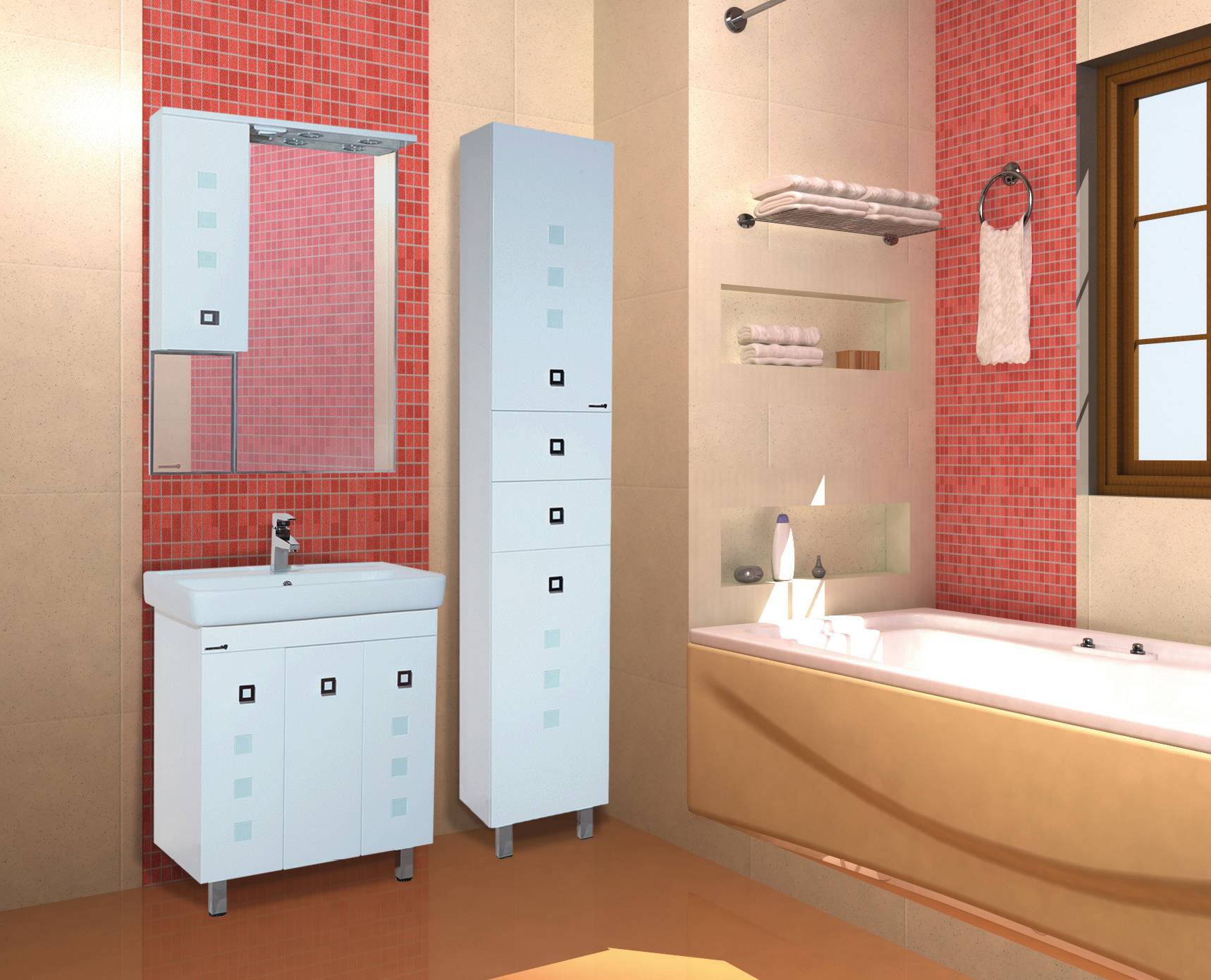 Мебель в ванную комнату - 85 фото современных моделей и красивые сочетания дизайна