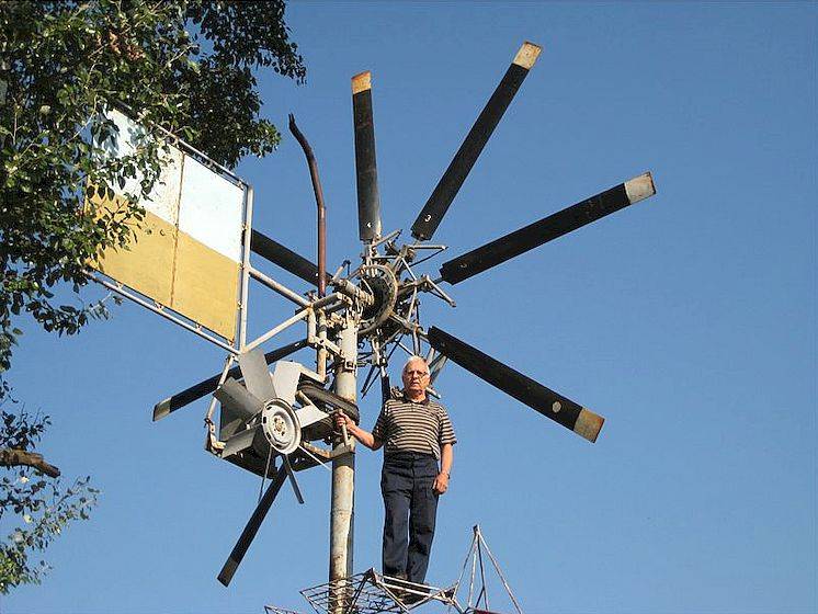 Вертикальный ветрогенератор нового поколения, схема, своими руками