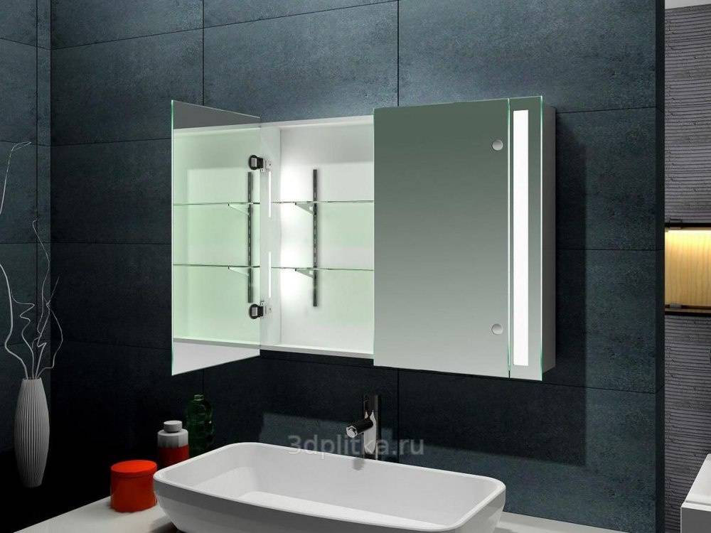 Зеркальный шкафчик для ванной комнаты. Преимущества и недостатки зеркальной мебели