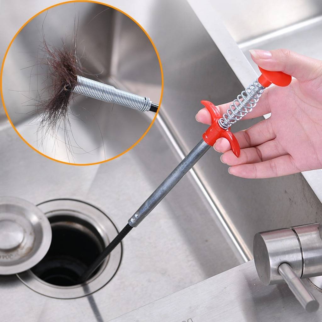 Чем растворить волосы в сливе ванной — 5 методов