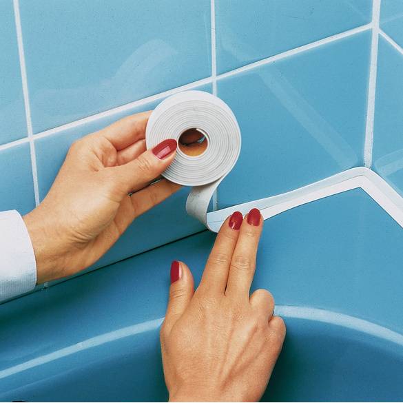 Бордюрная лента для ванной: надежный способ герметизации стыков