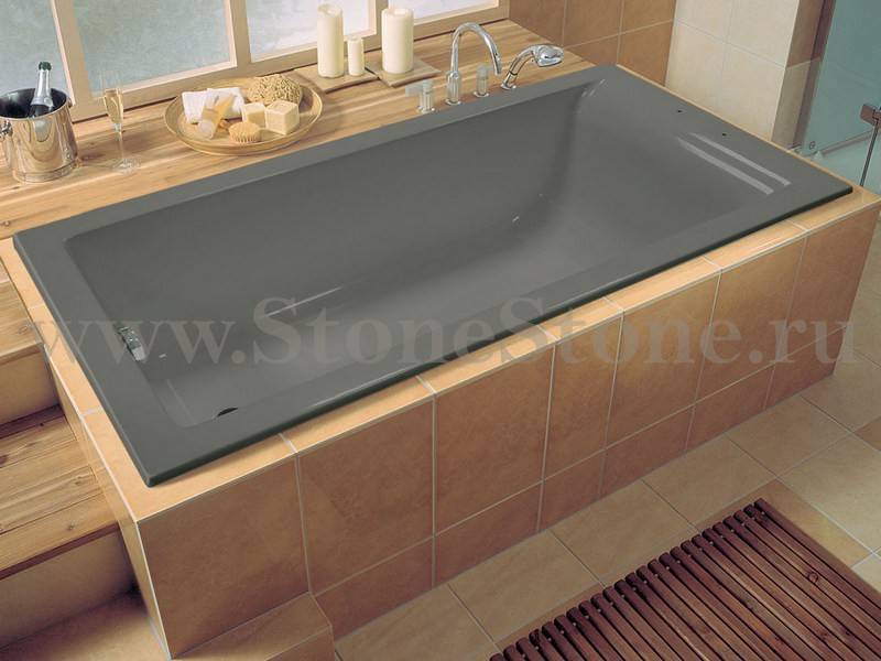 Отделка ванной комнаты искусственным камнем - 125 (фото) идей
