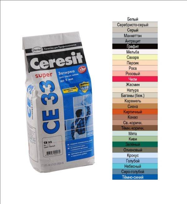 Ceresit ce 40: расход, цвета, инструкция заполнения швов затиркой