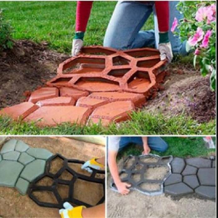Как просто сделать садовую дорожку из плитки на даче или участке - 5 шагов с фото - школа ремонта