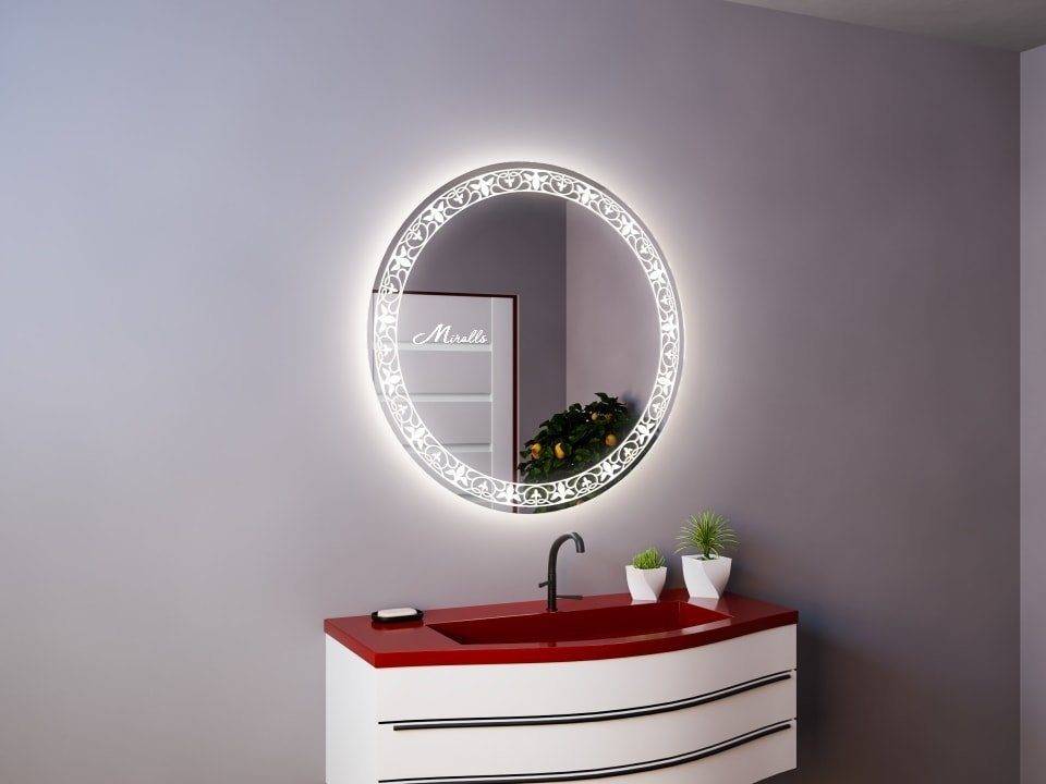 Роль дизайнерских характеристик большого зеркала в гармоничном интерьере, разнообразие форм и стилей - 23 фото
