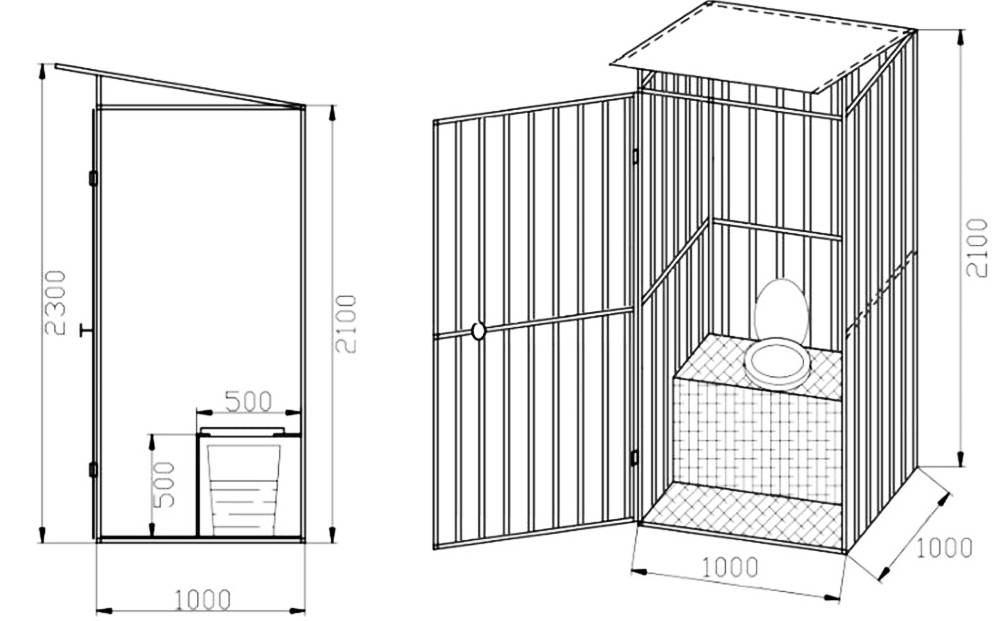 Как построить деревянный дачный туалет своими руками: инструкция по строительству дачного туалета из дерева