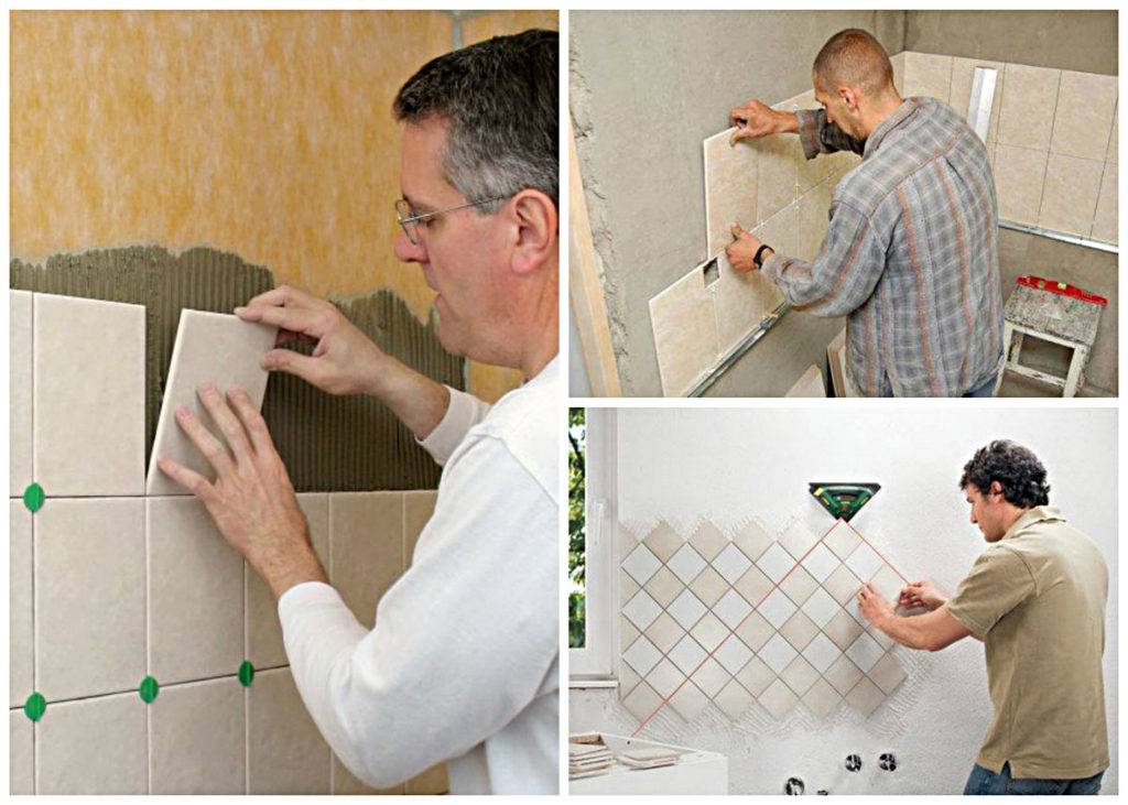 Как укладывать плитку в ванной на стены и на пол - видео рекомендации