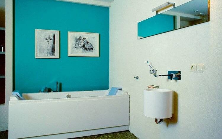 Крашенная ванная - оформляем с умом (77 фото идей дизайна)