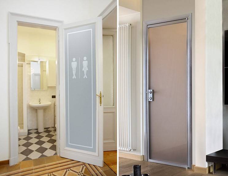 Из какого материала лучше выбрать дверь в ванную комнату?