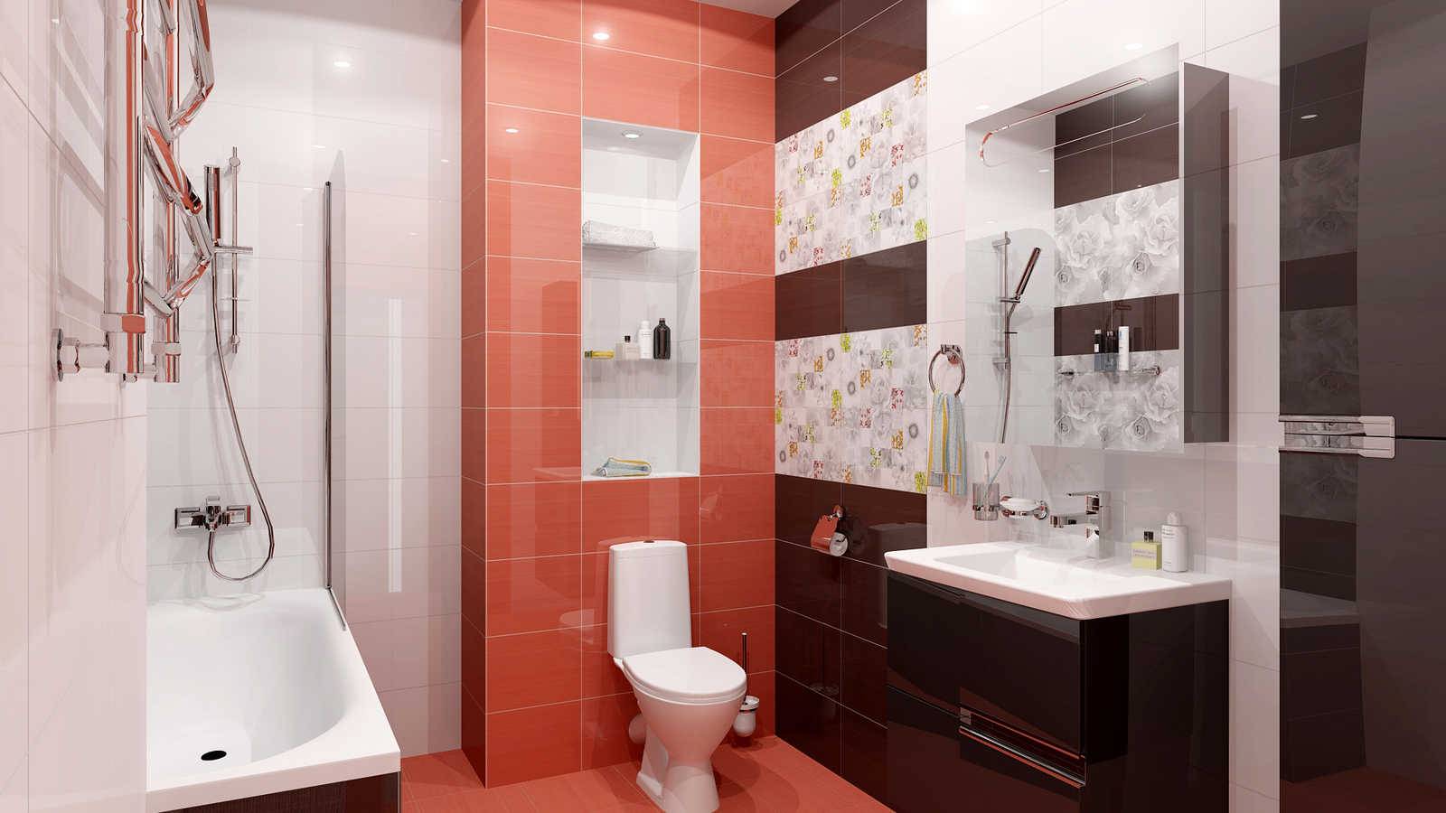 Фото отделки ванной комнаты плиткой: дизайн облицовки