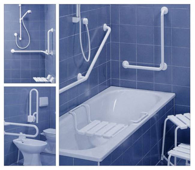 Оборудование для ванной для инвалидов-колясочников и пожилых людей