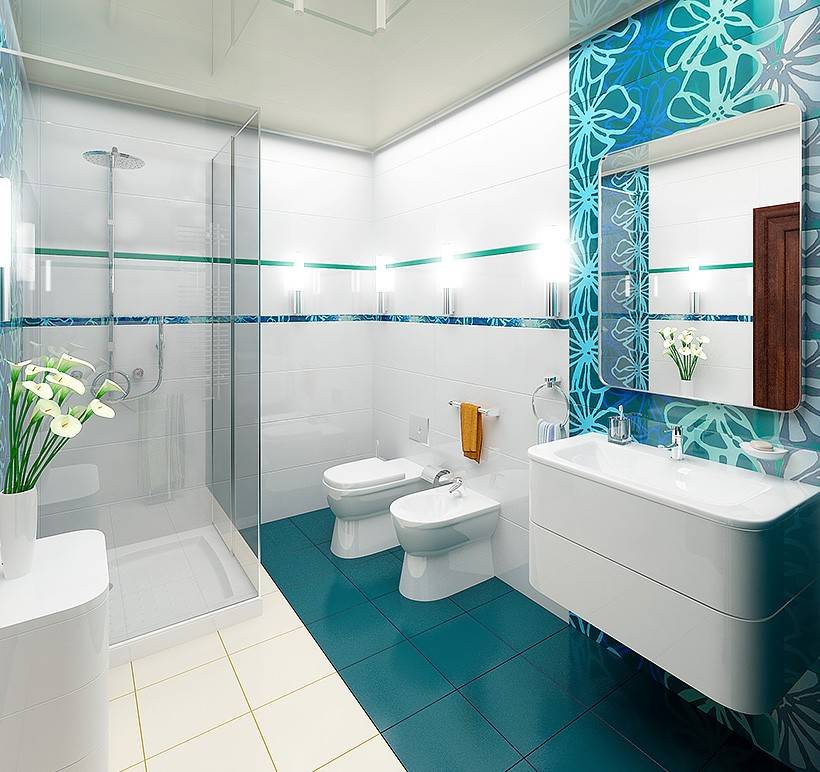 Ванна комната в морском стиле – фото интерьера и дизайна ванной