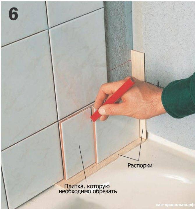 Как правильно положить плитку в ванной комнате собственноручно