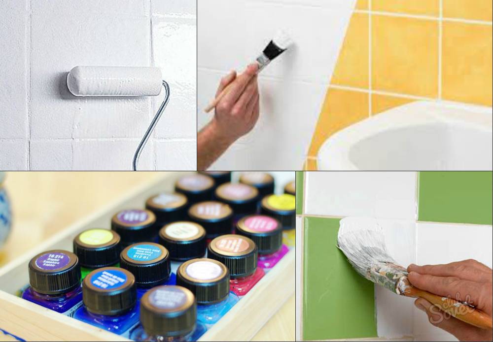 Покрасить плитку в ванной: этапы процесса шаг за шагом