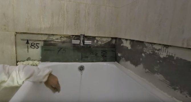 Установка ванны своими руками: монтажные инструкции (+ видео фото)