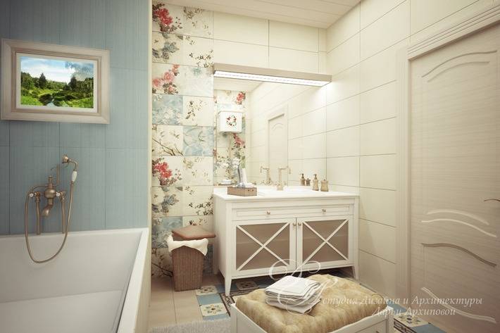 Ванная в стиле прованс: 102 фото и адаптация для квартиры