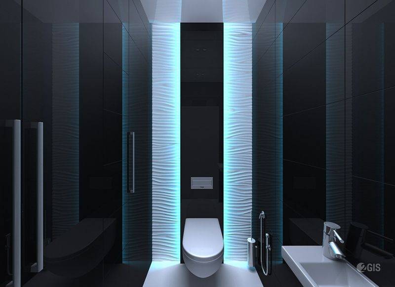 Ванная комната в стиле хай тек: выбор дизайна и аксессуаров
