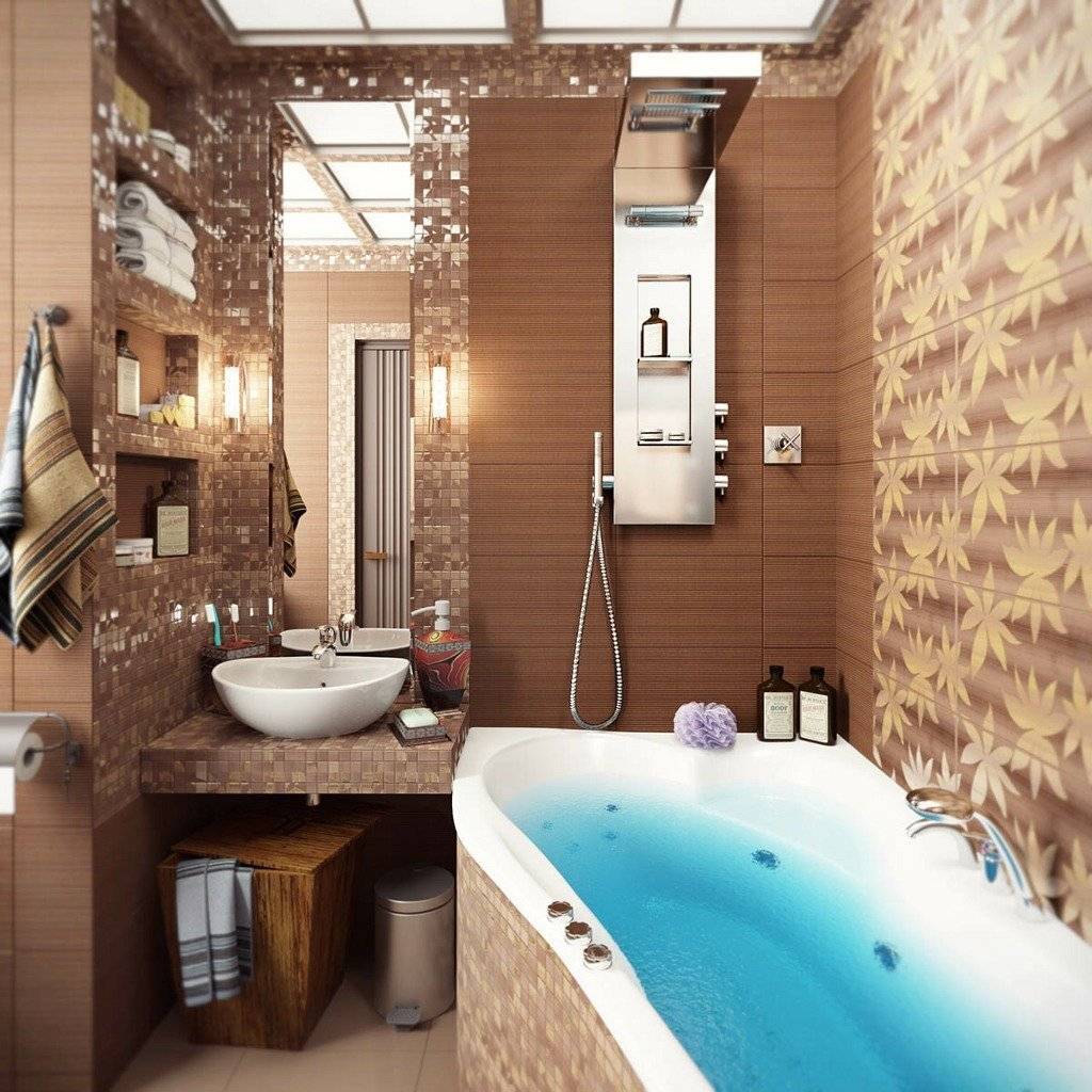 Интерьер ванной комнаты: 120 фото примеров красивого оформления ванной в современном стиле