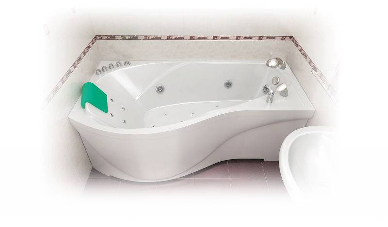 Угловые ассиметричные и обычные ванны: размеры, фото, дизайн