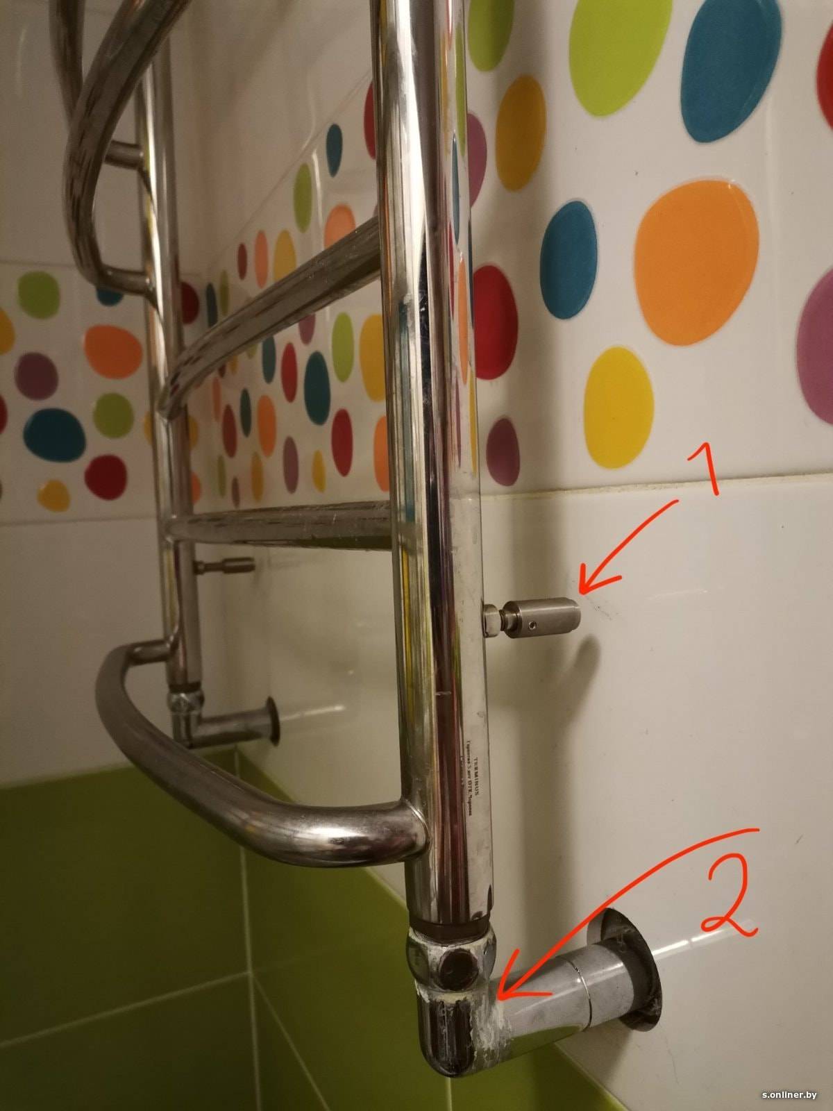 Как установить полотенцесушитель в ванной своими руками - bez-santehnika.ru