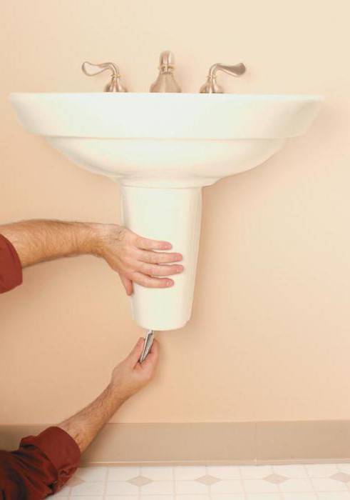Установка раковины на пьедестале для ванной комнаты своими руками + фото и видео