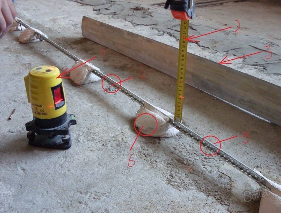Как выравнивать бетонные полы - под линолеум, без стяжки и под ламинат