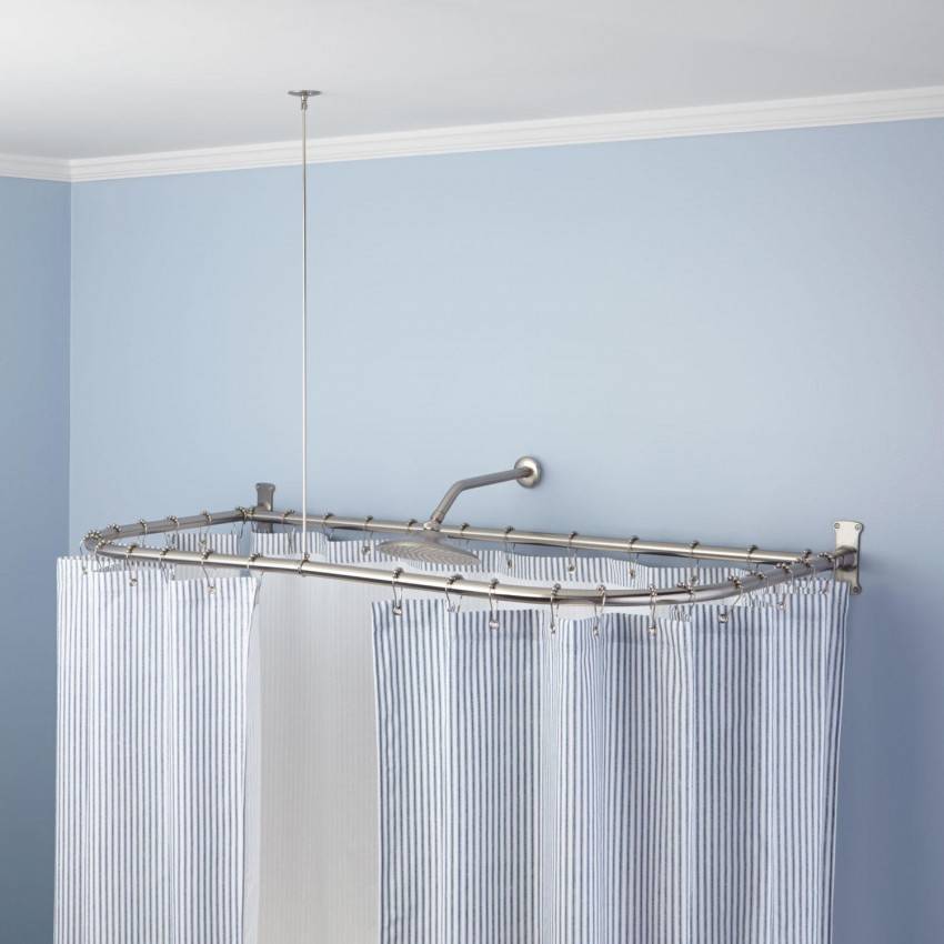 Шторка для ванной - 105 фото красивого дизайна и удачного сочетания в интерьере