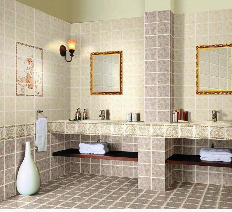 Толщина напольной плитки: половой керамической с клеем на стену, настенной кафельной на пол, чем отличается керамогранит для ванной