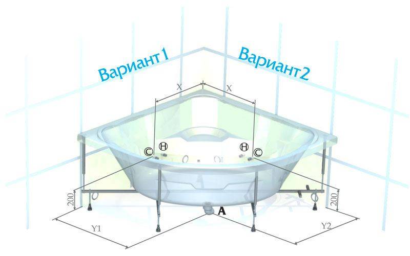 Установка акриловой ванны своими руками: особенности и нюансы технологии