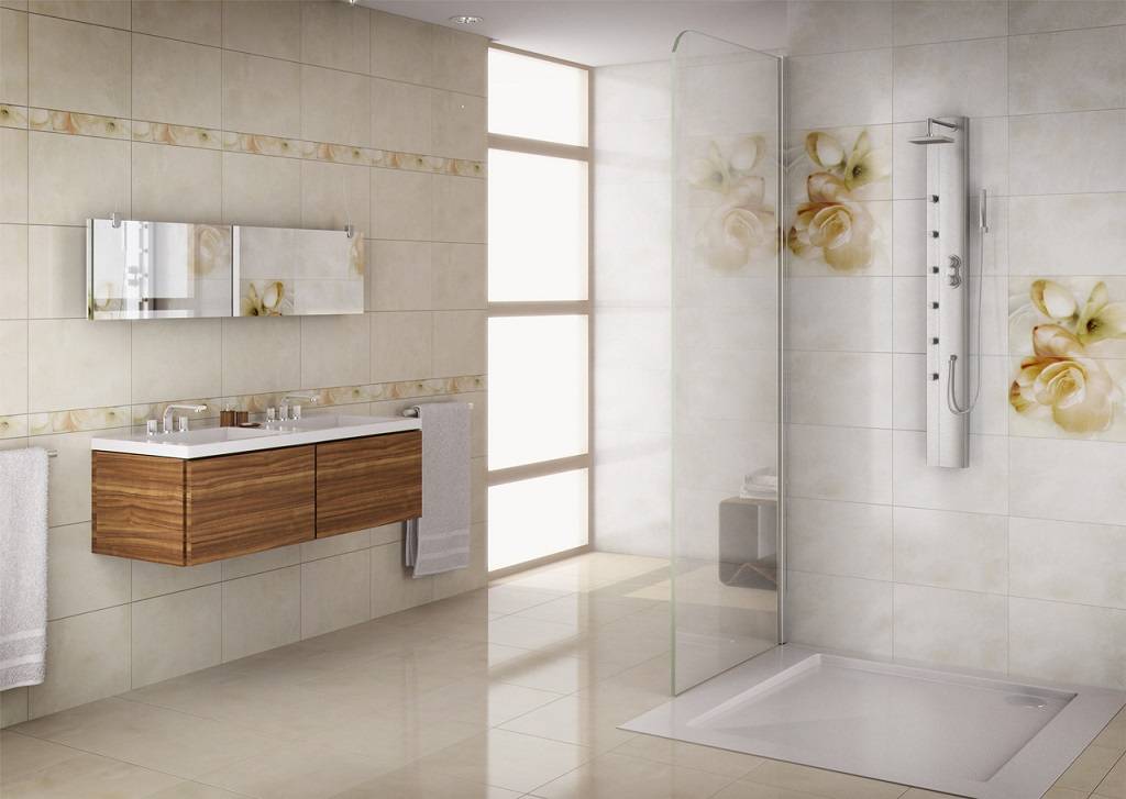 Испанская плитка в интерьере ванной комнаты: фото мозаики, панно