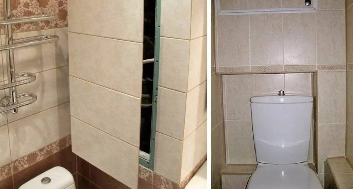 Как скрыть трубы в ванной комнате — 7 способов