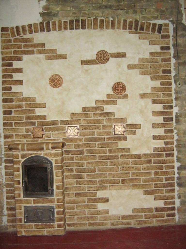 Инструкция по облицовке печей и каминов плиткой – декоративная отделка старой и новой печи