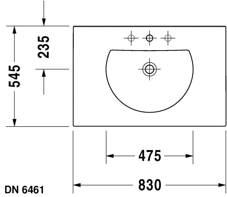 Размеры раковины для ванной комнаты (габариты: ширина, длина, высота и глубина)