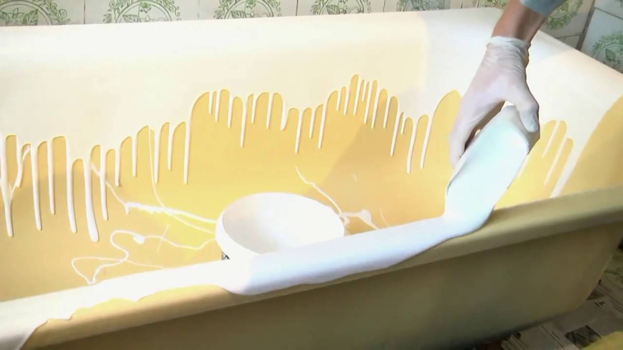 Покрасить ванну акрилом в домашних условиях своими руками (видео)